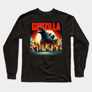 Godzilla Retro Long Sleeve T-Shirt